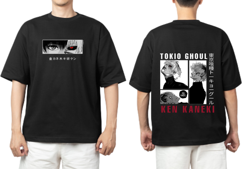 Tokyo ghoul t- shirt One Size Black Back 18