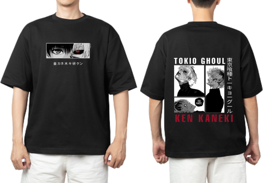Tokyo ghoul t- shirt One Size Black Back 18