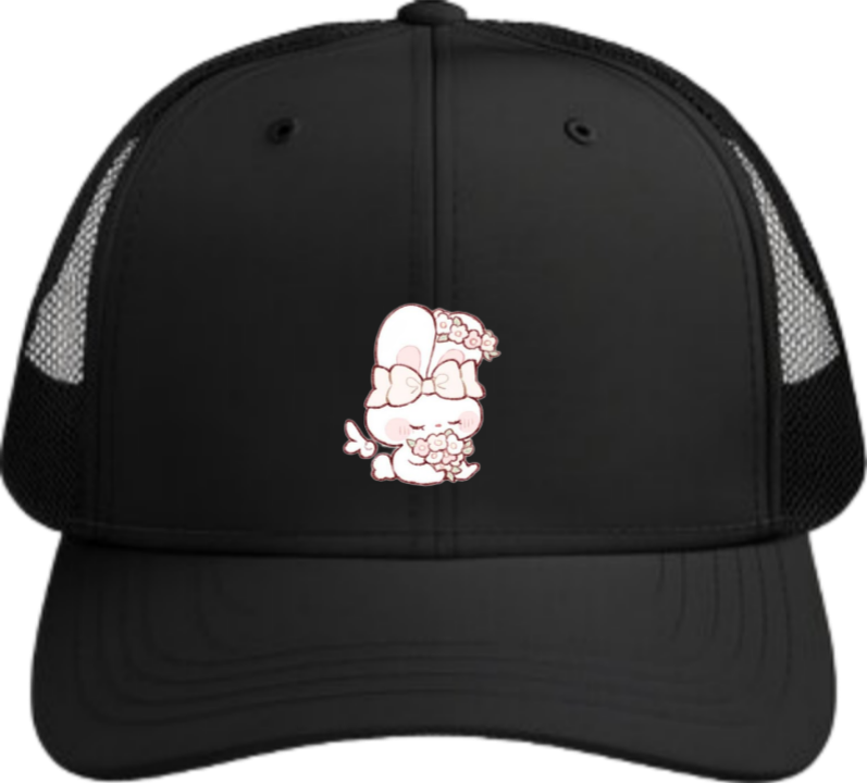 bunny Baseball cap Black 18