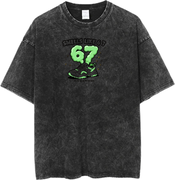 67 designs One Size t- shirt Washed 18