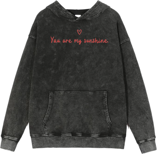 VaIentine coupIe Oversize  Hoodie Washed gray 18