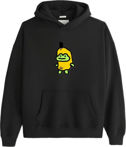 Frog Oversize Hoodie Black 18