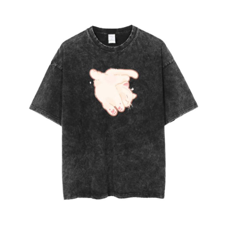 cat One Size t- shirt  Washed 18