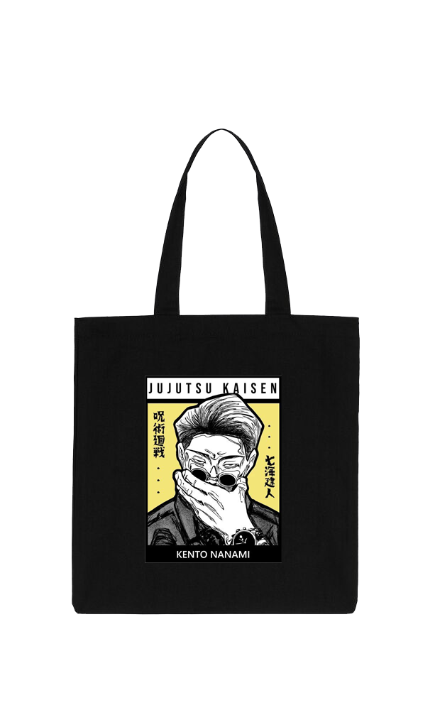 jujutsu kaisen GOJO  tote bag Black 18