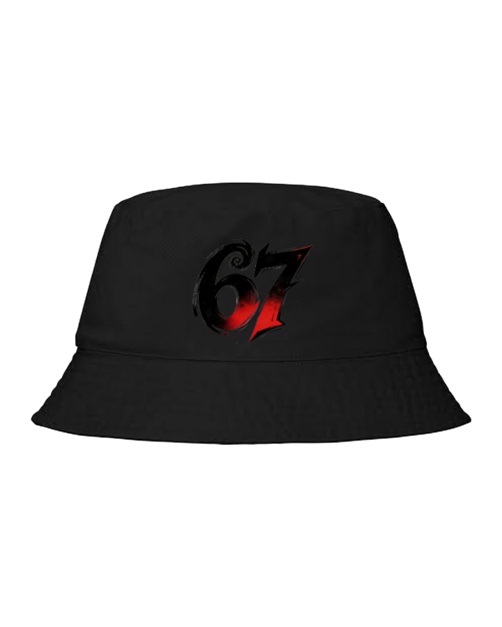 67 designs Bucket hat Fishman hat cap Black 18