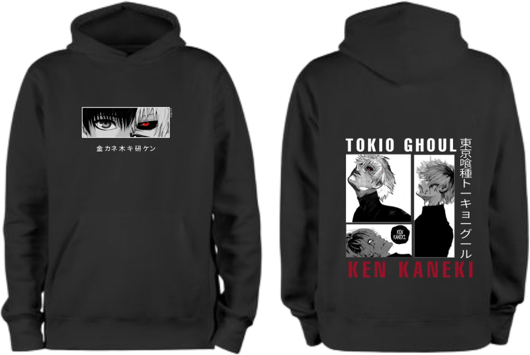 Tokyo Ghoul One Size hoodie Black Back 18