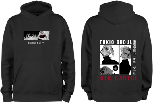 Tokyo Ghoul One Size hoodie Black Back 18