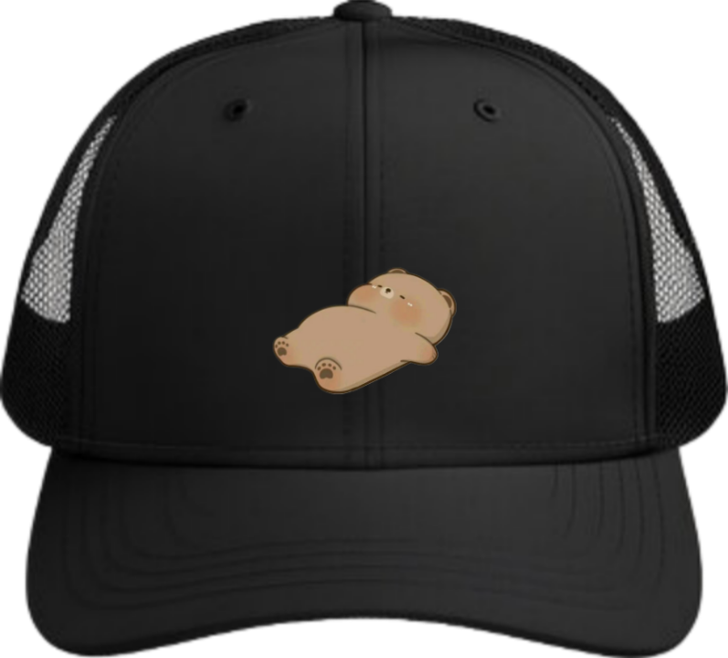 bear Baseball cap Black 18
