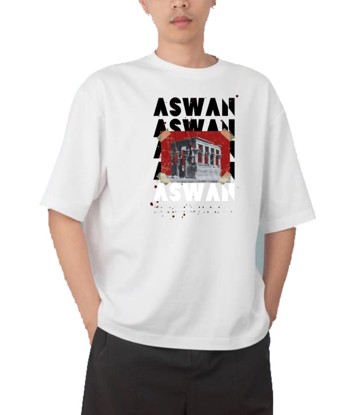 Egypt t- shirt Over Size White 18