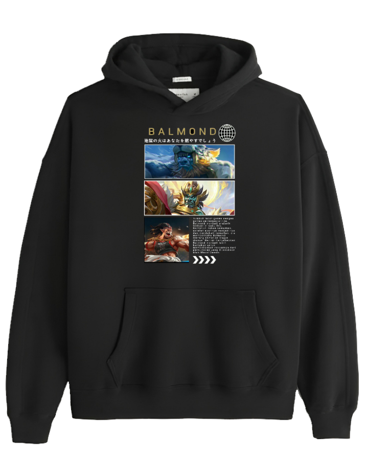 Mobile Legends Bang Bang One Size hoodie Black 18
