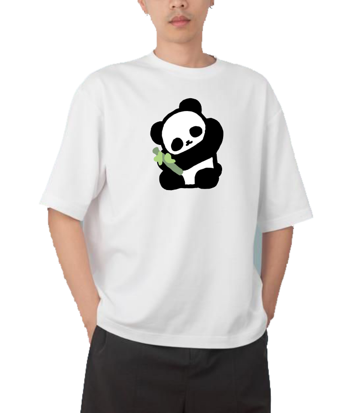 PANDA Oversize Hoodie White 18