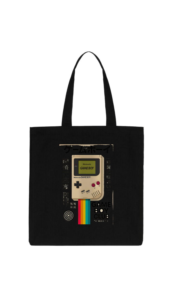 GAME BOY GAME BOY GAME :. CLUB tote bag Black 18