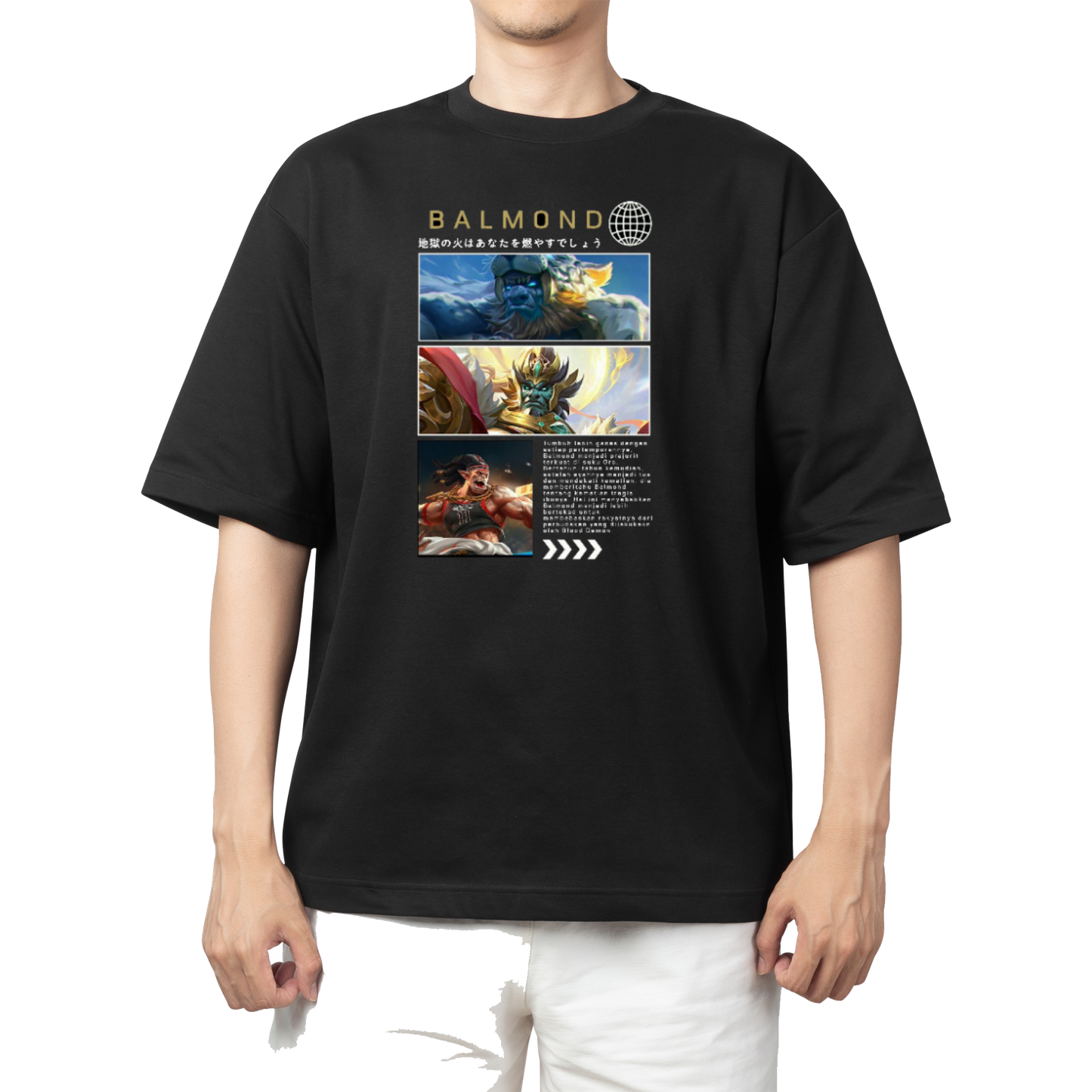 Mobile Legends Bang Bang t- shirt One Size Black 18