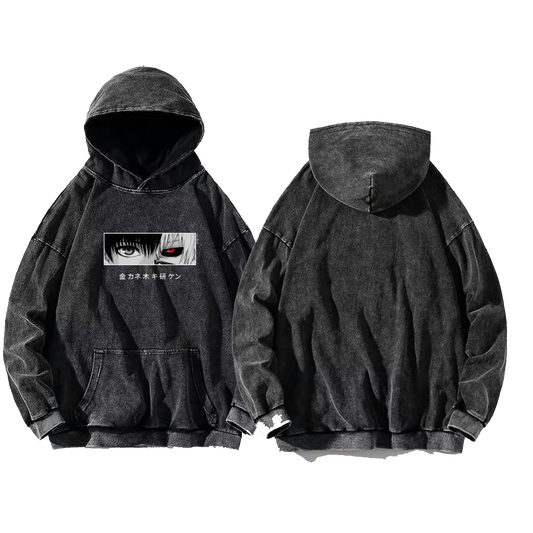 Tokyo ghoul One Size hoodie Washed Back 18