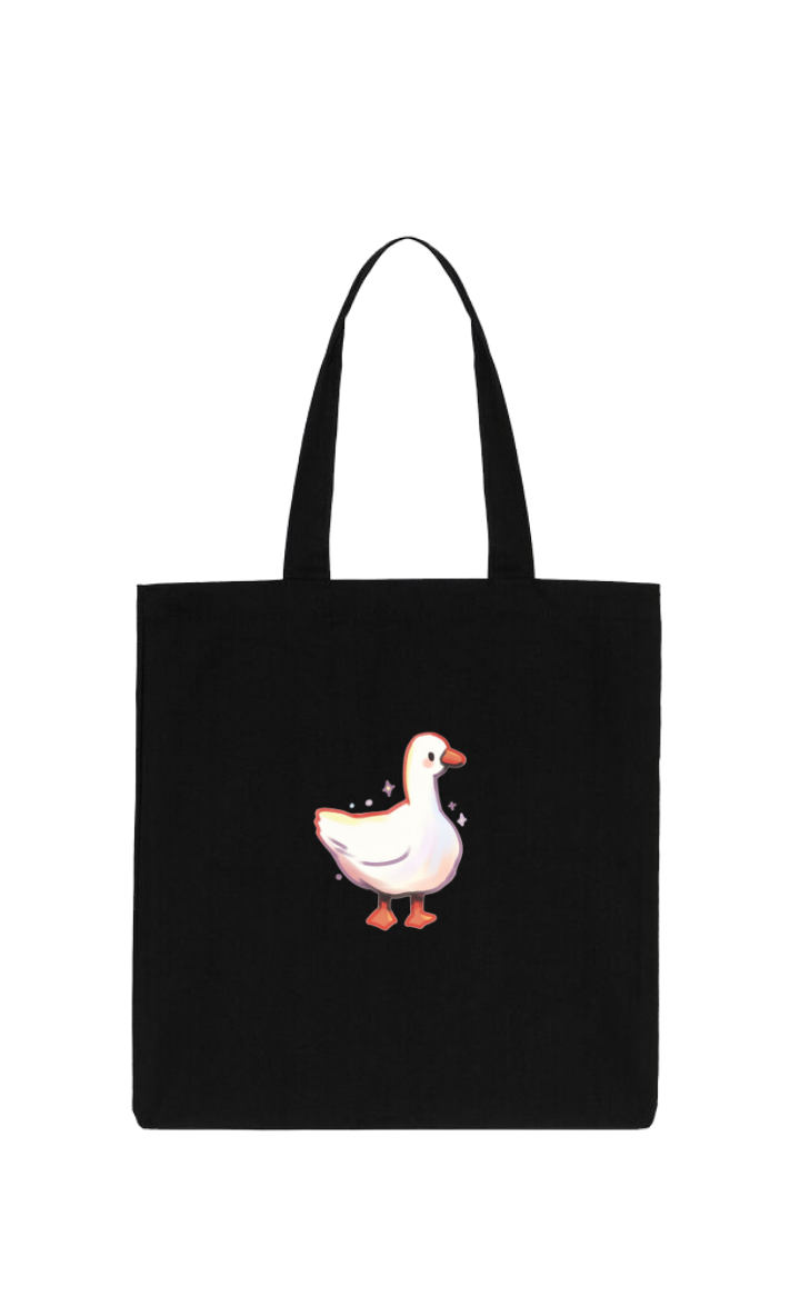 duck tote bag Black 18