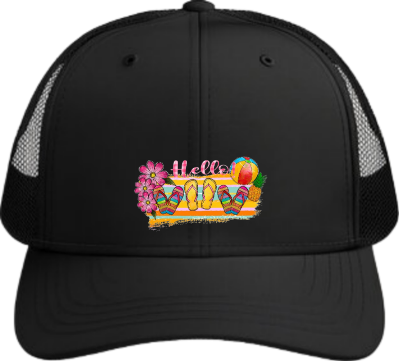 Summer Vibes Baseball cap Black 18