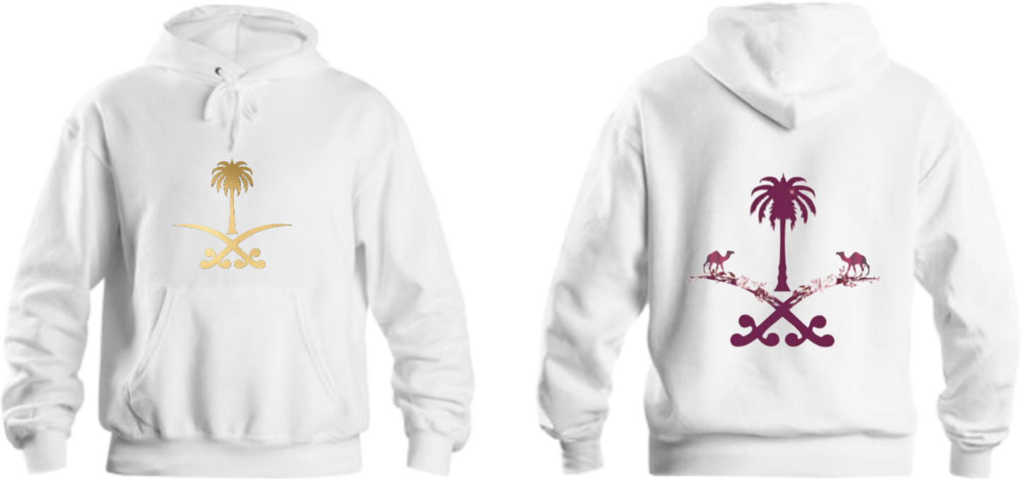 SaudIa Arabia saudi Oversize Hoodie White  18