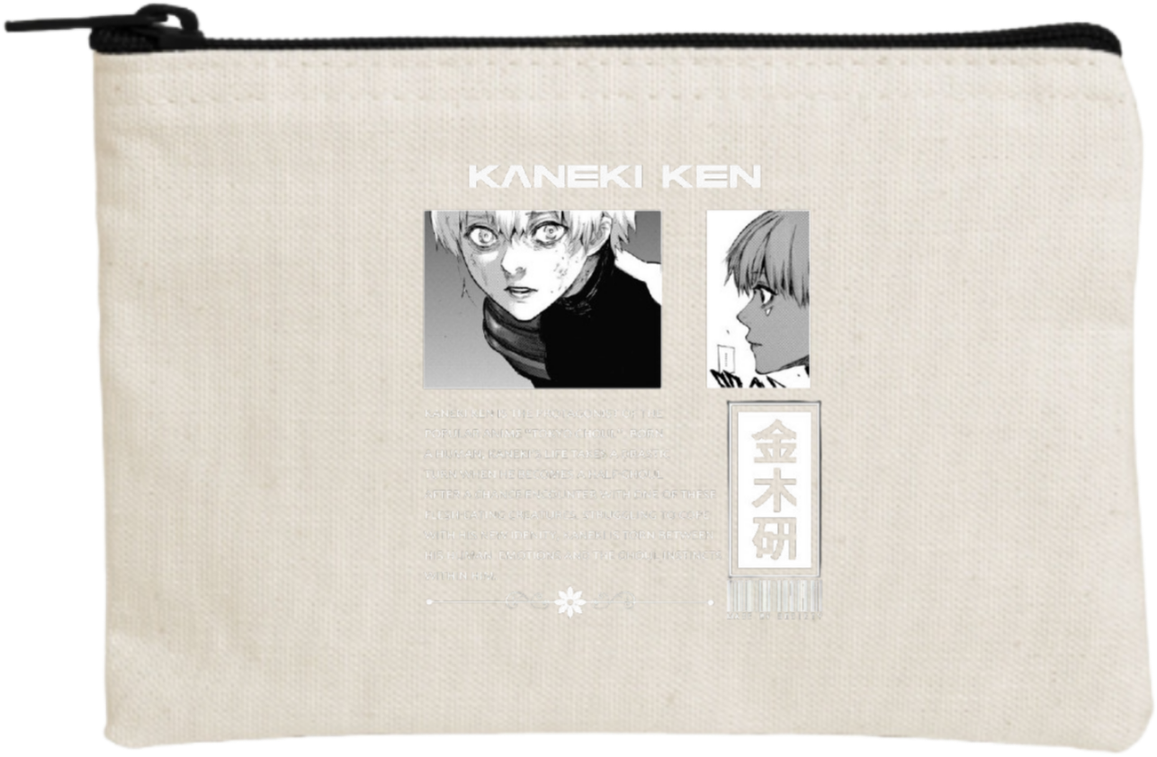 Tokyo ghoul wallet pencil case Beige 18