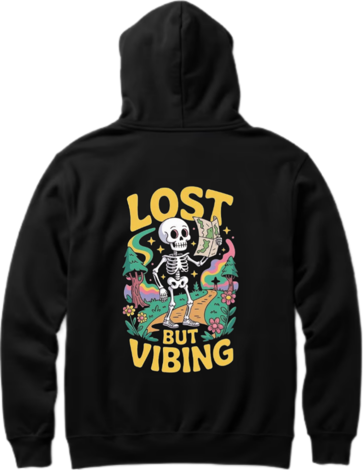 aliens Oversize Hoodie Back Black 24