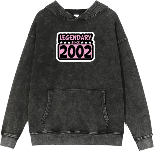 age Oversize  Hoodie Washed gray 2002