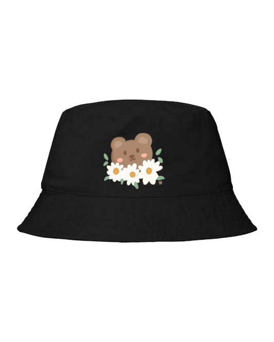 bear Bucket hat Fishman hat cap Black 18