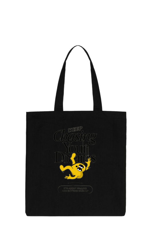 KEEP Chasing Your Dicants S Tote bag Black 205