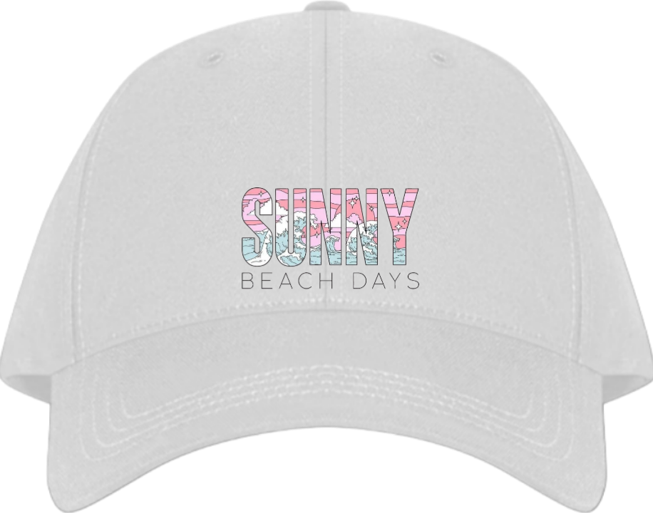 Summer Vibes Baseball cap White 18
