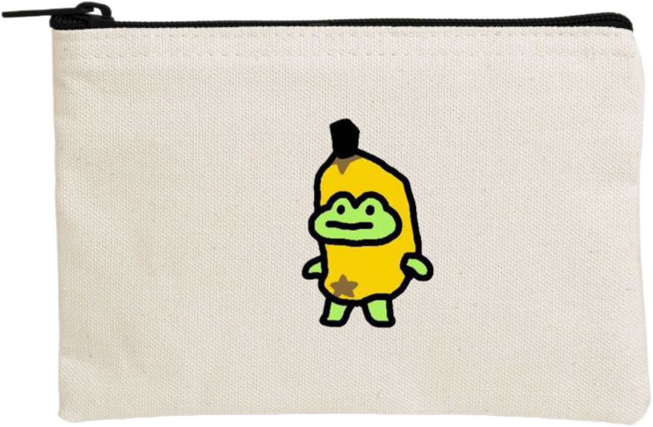 Frog wallet pencil case Beige 18