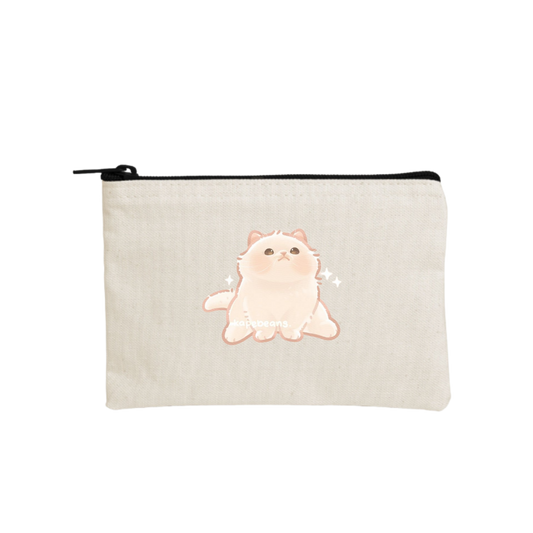 cat wallet pencil case Beige 18