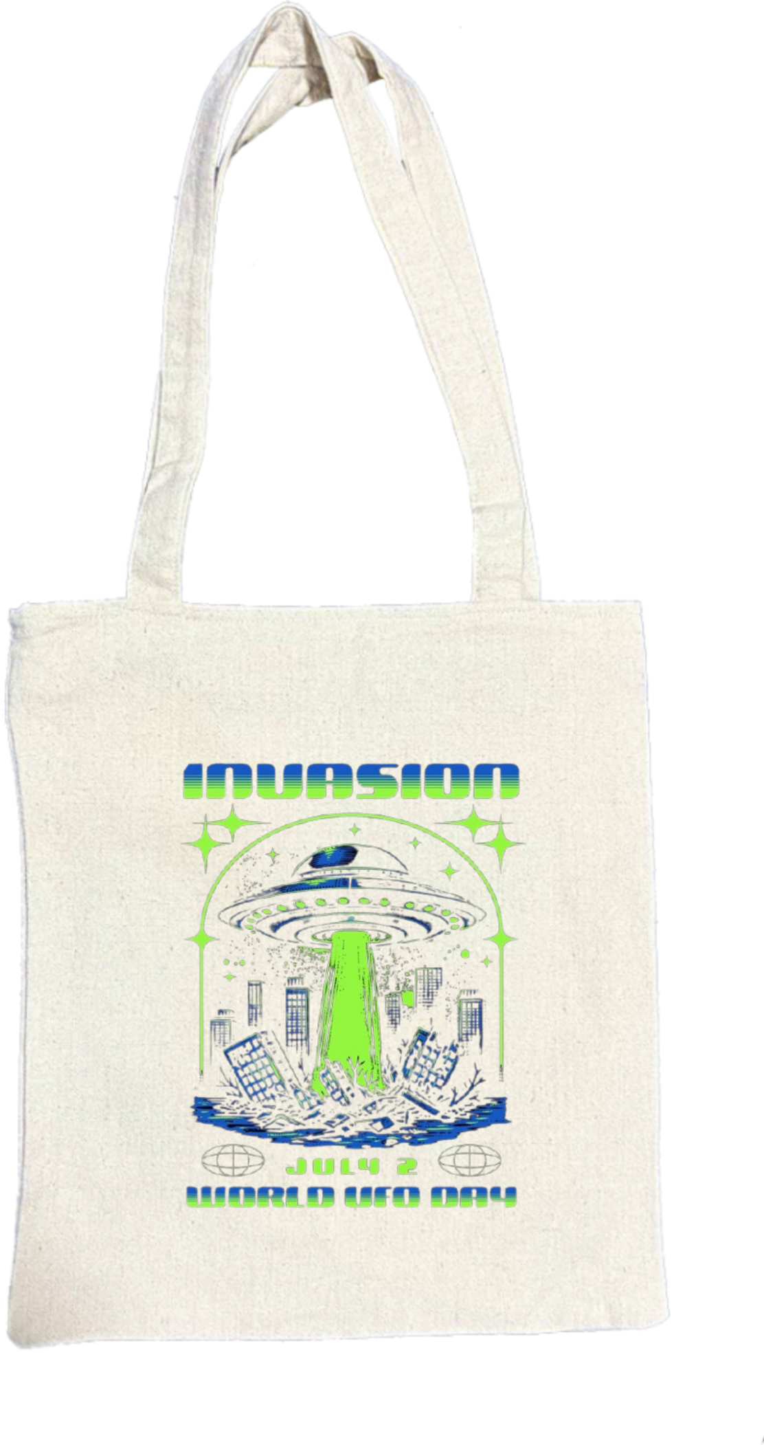 aliens tote bag Beige 18
