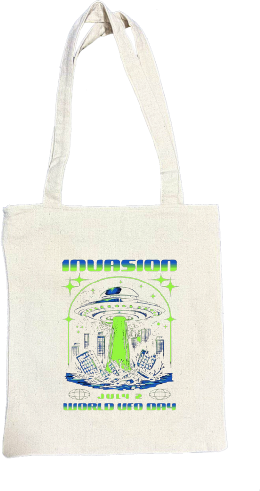 aliens tote bag Beige 18
