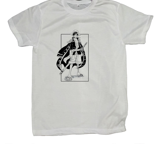 one piece t- shirt fat White 18