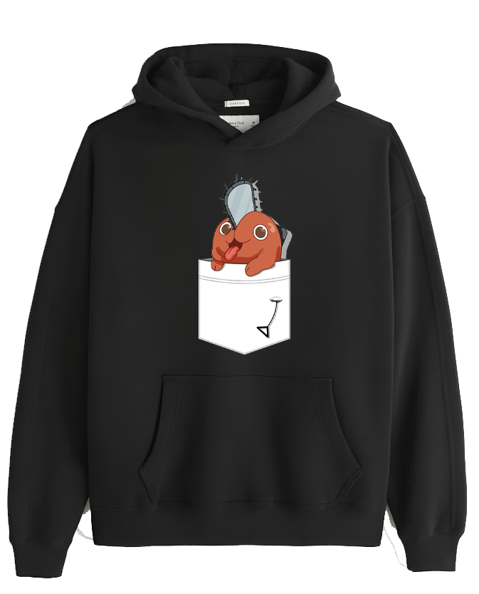 Chainsaw Man One Size hoodie Black 17