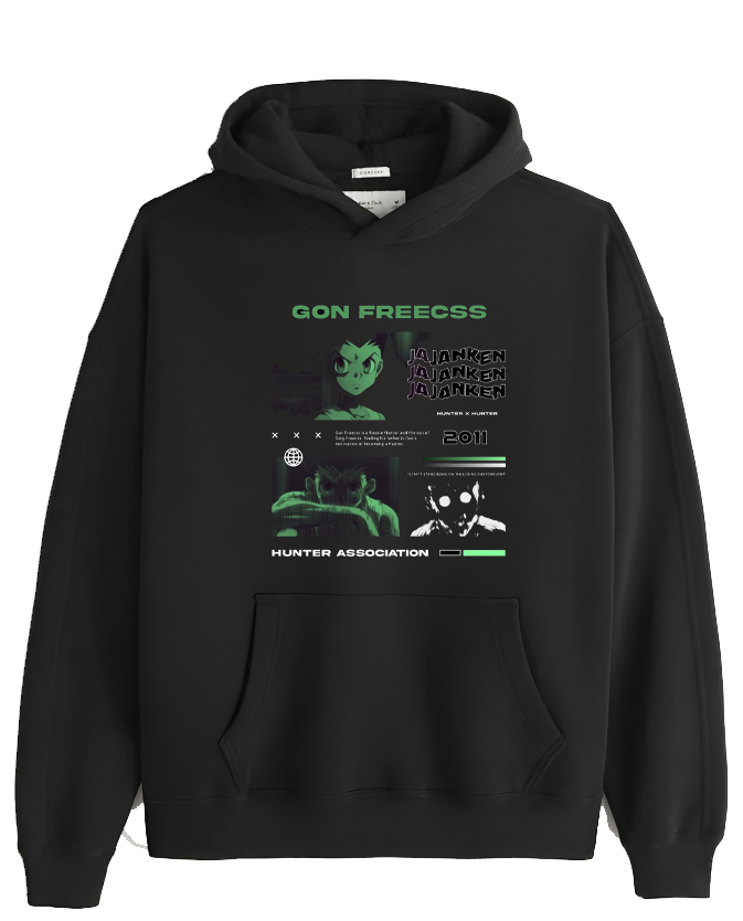 Hunter × Hunter One Size hoodie Black 34