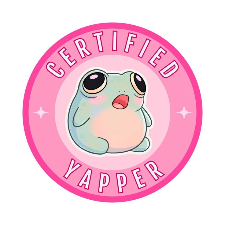 Sticker CERTIFIED YAPPER 18