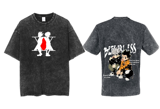 Hunter × Hunter t- shirt One Size Washed Back 18