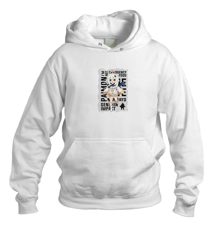 Paimon Over Size hoodie White 4