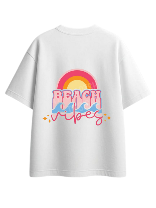 Summer Vibes t- shirt White Back 18