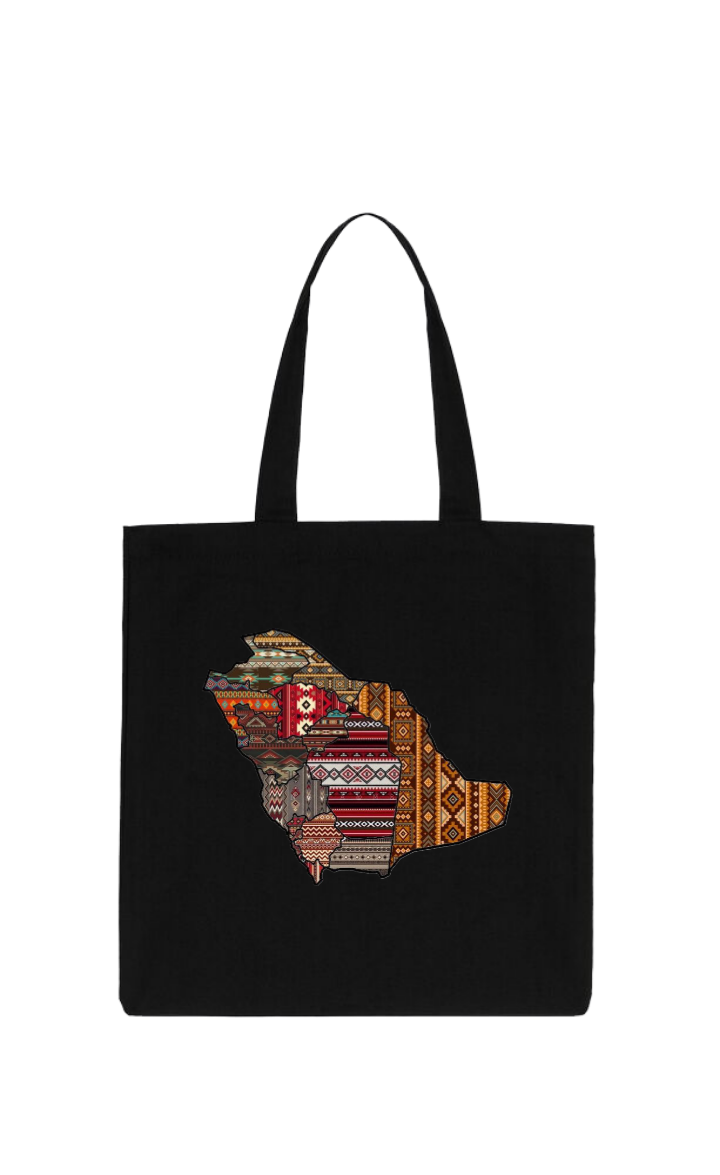 SaudIa Arabia saudi tote bag Black 18