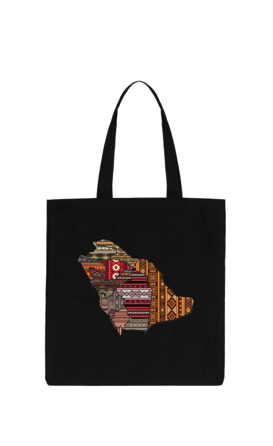 SaudIa Arabia saudi tote bag Black 18