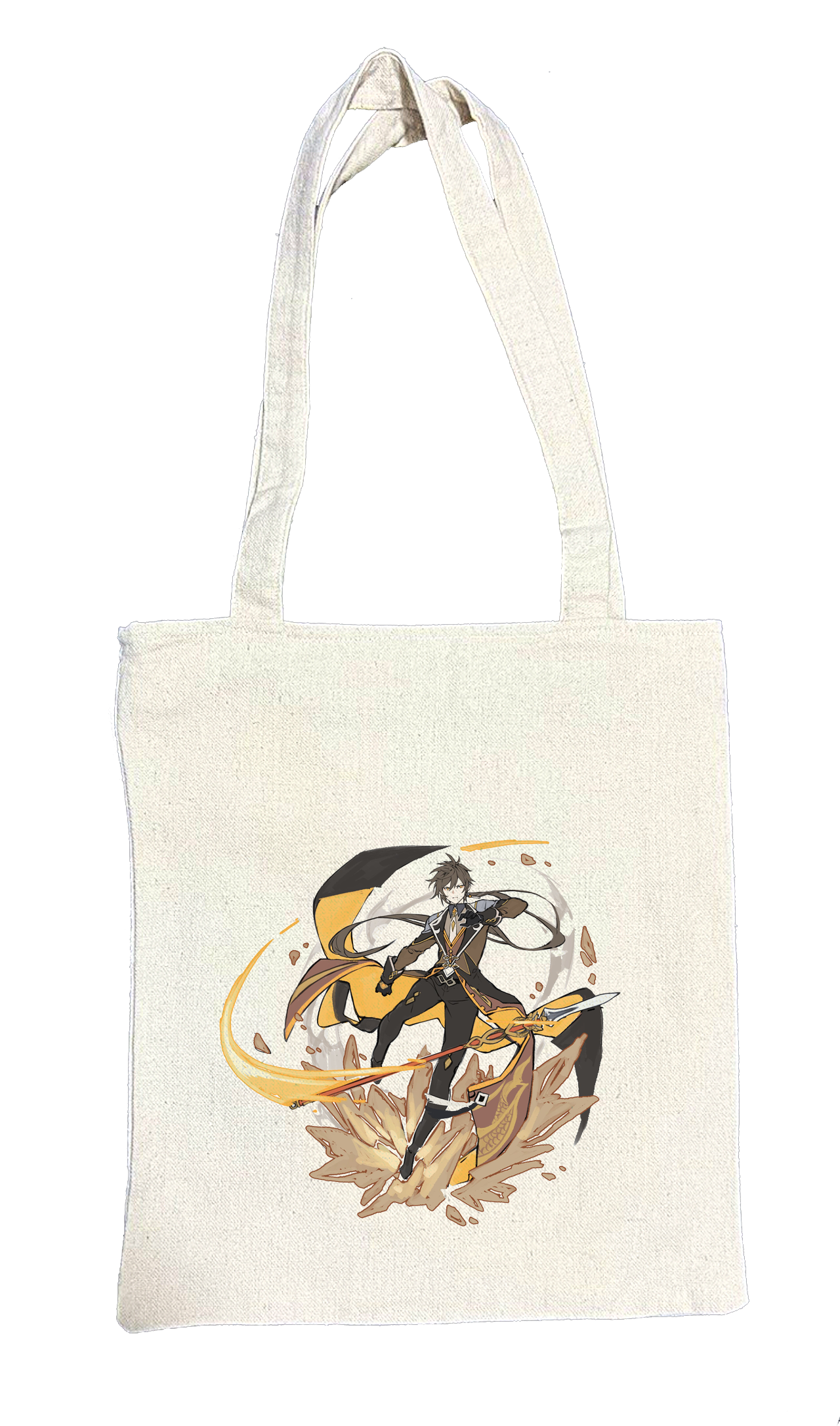 genshin impact Lumine tote bag beige 19