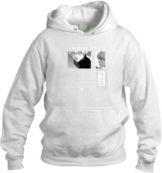 okyo Ghoul One Size hoodie White 18