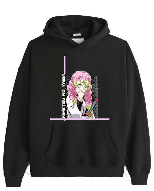 Anime Demon slayer nezuko tanjiro Oversize Hoodie Black 71