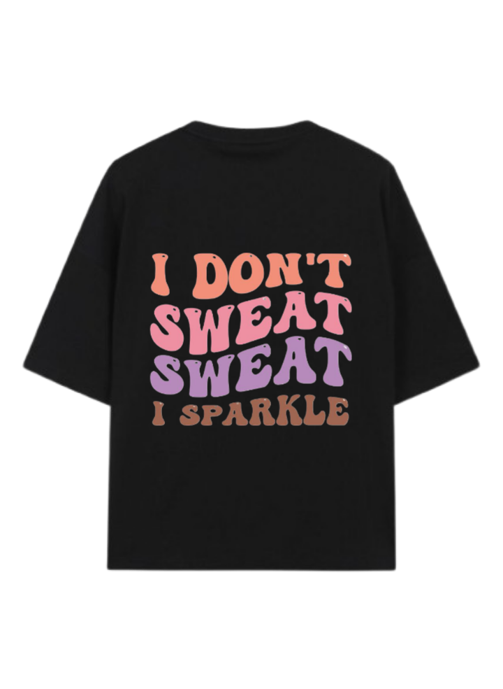 workout gym pilates One Size t- shirt Black Back 18