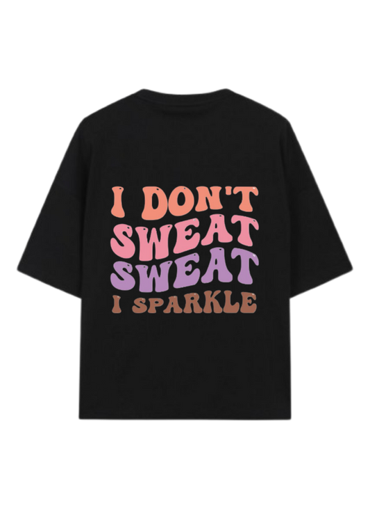 workout gym pilates One Size t- shirt Black Back 18
