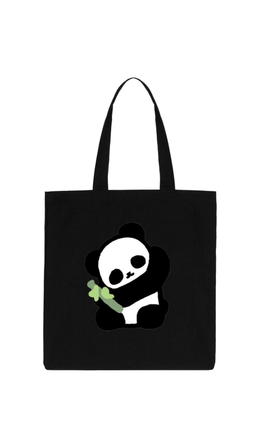 PANDA tote bag Black 18