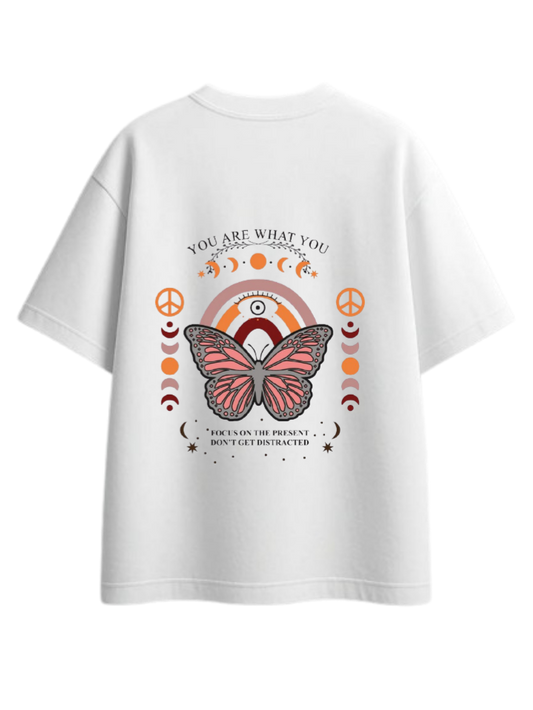 butterflies t- shirt White Back 18