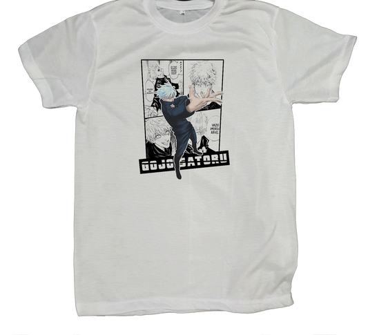 tjujutsu kaisen GOJO fit t- shirt White 32