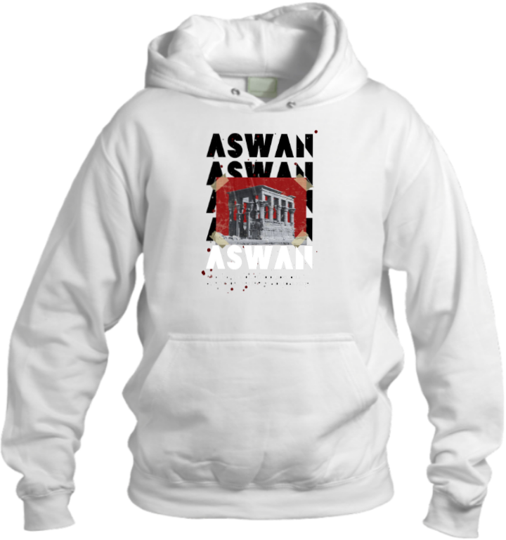 Egypt Over Size hoodie White 18