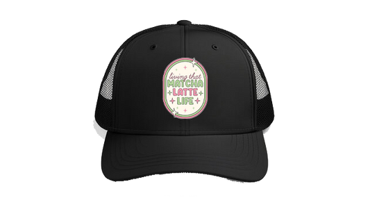 Baseball cap Black living that MATCHA LATTE LIFE 236